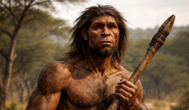 Reconstruction of Homo erectus.