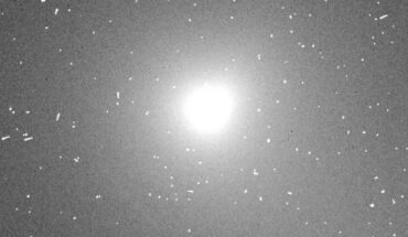 This image of the interstellar comet 3I/ATLAS was captured by Hubble’s WFC3 instrument on January 22, 2026, at 13:10 UTC. Image credit: NASA / ESA / Hubble / Man-To Hui, Shanghai Astronomical Observatory.
