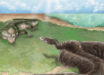 An artistic reconstruction of the possible ecological interaction between Python and Toyotamaphimeia in the Middle Pleistocene of Taiwan. Image credit: Lab of Evolution and Diversity of Fossil Vertebrates, National Taiwan University / Cheng-Han Sun.