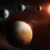 An artist’s impression of the four-planet system around LHS 1903. Image credit: ESA / ATG Europe.