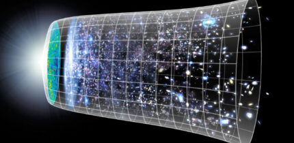 Schematic of the expansion of the Universe from the Big Bang to the present day. Image credit: NASA / EFBrazil.