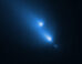 This Hubble image shows the fragmenting comet C/2025 K1 (ATLAS). Image credit: NASA / ESA / D. Bodewits, Auburn / J. DePasquale, STScI.