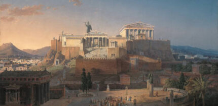 The Acropolis at Athens by Leo von Klenze.