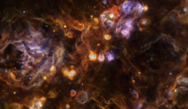 This VLT/MUSE image shows part of the Triangulum galaxy, a spiral galaxy located about 3 million light-years away in the constellation of Triangulum. Image credit: ESO / Feltre et al.