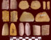 Diagnostic and probable prehistoric Native American dice: (a, d) Signal Butte, Nebraska (Middle Holocene); (b) Agate Basin, Wyoming (Early Holocene); (c, f) Agate Basin, Wyoming (Late Pleistocene); (e, g) Lindenmeier, Colorado (Late Pleistocene); (h) Irvine, Wyoming (Late Holocene). Image credit: Division of Anthropology, Smithsonian Institution, American Museum of Natural History / Department of Anthropology, University of Wyoming.