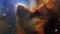 This Hubble shows the Trifid Nebula. Image credit: NASA / ESA / STScI / J. DePasquale, STScI.
