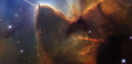 This Hubble shows the Trifid Nebula. Image credit: NASA / ESA / STScI / J. DePasquale, STScI.