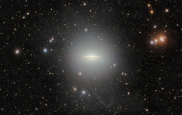 This DECam image shows the Sombrero Galaxy, a popular target for amateur observing and astronomical research. Image credit: CTIO / NOIRLab / DOE / NSF / AURA / T.A. Rector, University of Alaska Anchorage & NSF’s NOIRLab / D. de Martin & M. Zamani, NSF’s NOIRLab.