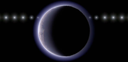 An artist’s conception of the trans-Neptunian object 2002 XV93. Image credit: NAOJ.