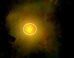 This Webb/NIRSpec/IFU image shows the slow-rotator galaxy XMM-VID1-2075. Image credit: Forrest et al., doi: 10.1038/s41550-026-02855-0.