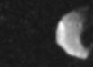 Juno captured this view of Thebe during a close flyby on May 1, 2026. Image credit: NASA / JPL-Caltech.