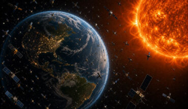 Space junk begins to fall down much faster once the Sun’s activity across the solar cycle reaches approximately 67% of its peak.