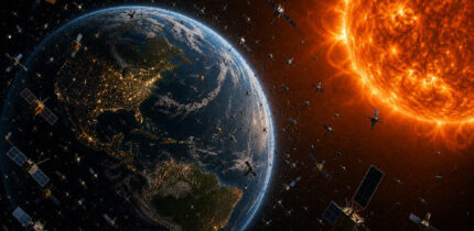Space junk begins to fall down much faster once the Sun’s activity across the solar cycle reaches approximately 67% of its peak.
