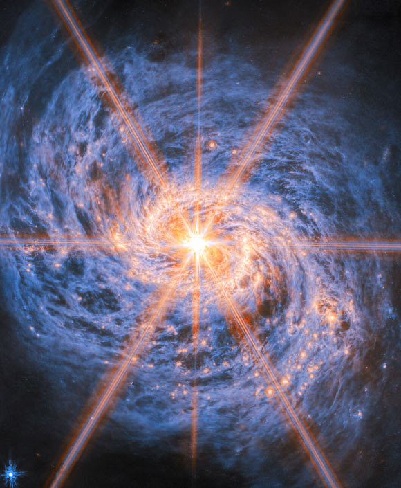 Webb Peers into Brilliant Heart of Messier 77