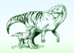 An artist’s reconstruction of adult Maiasaura and young. Image credit: Brian Regal.