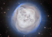 This image of the Crystal Ball Nebula was captured by the 8.1-m Gemini North telescope at the International Gemini Observatory. Image credit: J. Miller & M. Rodriguez, International Gemini Observatory & NSF’s NOIRLab / T.A. Rector, University of Alaska Anchorage & NSF’s NOIRLab / D. de Martin & M. Zamani, NSF’s NOIRLab.