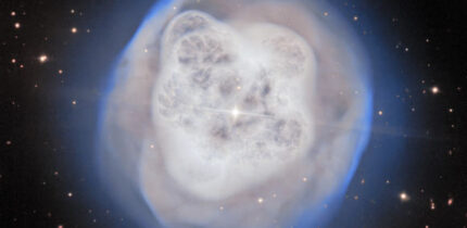 This image of the Crystal Ball Nebula was captured by the 8.1-m Gemini North telescope at the International Gemini Observatory. Image credit: J. Miller & M. Rodriguez, International Gemini Observatory & NSF’s NOIRLab / T.A. Rector, University of Alaska Anchorage & NSF’s NOIRLab / D. de Martin & M. Zamani, NSF’s NOIRLab.