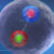 An artist’s impression of the Bc*+ meson. Image credit: Daniel Dominguez / CERN.