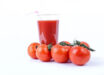 Tomato-soy juice contains high levels of lycopene and soy isoflavones.