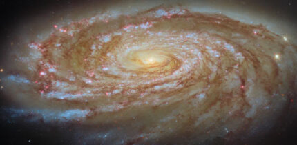 This image, taken with the Wide Field Camera 3 (WFC3) instrument aboard the NASA/ESA Hubble Space Telescope, shows the spiral galaxy Messier 88. Image credit: NASA / ESA / Hubble / D. Thilker / MAUVE-HST Team.