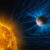 This illustration shows magnetic activity in an ultra-hot Jupiter. Image credit: ESO / M. Kornmesser / L. Calçada.
