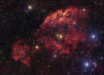 This VST image shows Gum 10 and Gum 11, two nebulae in the southern constellation of Puppis. Image credit: ESO / VPHAS+ Team.