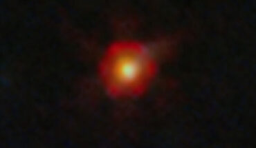 This Webb image shows the little red dot GLIMPSE-17775, which is located behind the galaxy cluster Abell S1063. Image credit: NASA / ESA / CSA / Vasily Kokorev, UT Austin / Alyssa Pagan, STScI.