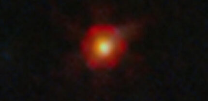 This Webb image shows the little red dot GLIMPSE-17775, which is located behind the galaxy cluster Abell S1063. Image credit: NASA / ESA / CSA / Vasily Kokorev, UT Austin / Alyssa Pagan, STScI.