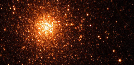 This Webb/NIRCam image shows the star cluster Terzan 5. Image credit: NASA / ESA / CSA / Webb.