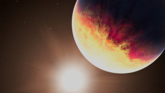 Webb Sees Jupiter-Size Exoplanet Being Roasted by Its Star