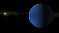 This illustration depicts TOI-791b and TOI-791c planets and their parent star. Image credit: NASA / Daniel Rutter.