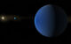 This illustration depicts TOI-791b and TOI-791c planets and their parent star. Image credit: NASA / Daniel Rutter.