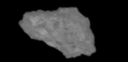 Tianwen-2 captured this image of 2016 HO3 on July 2, 2026 from a distance of about 20 km. Image credit: CNSA.