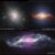 The ground-based image of Centaurus A from ESO (top left) puts the near-infrared and mid-infrared views from Webb into context. Image credit: ESO / NASA / ESA / CSA / STScI / A. Pagan, STScI.