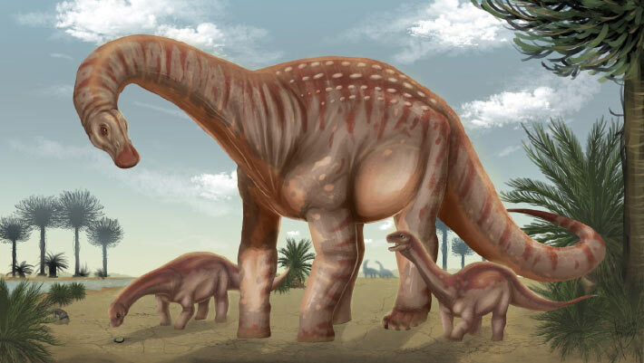 Mesetasaurus protector. Image credit: Merlina Ramírez.