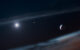 This artist’s concept shows the Beta Pictoris system with the discovered giant exoplanet Beta Pictoris d at the right. Image credit: NASA / ESA / CSA / STScI / Ralf Crawford, STScI.