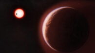 An artist’s concept of rocky planets LHS 1140b and LHS 1140c. Image credit: Melissa Weiss / Harvard & Smithsonian’s Center for Astrophysics.