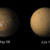 These images from Mars Color Imager (MARCI) aboard NASA’s Mars Reconnaissance Orbiter (MRO) show Mars before (left) and during (right) the June 2018 dust storm. Image credit: NASA / JPL-Caltech / University of Arizona.