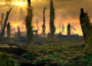 An artist’s impression of the end-Triassic fern spike interval. Image credit: Mark Garlick.