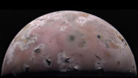 The north polar region of Io was captured by NASA’s Juno spacecraft on December 30, 2023. Image credit: NASA / JPL-Caltech / SwRI / MSSS / Gerald Eichstädt.
