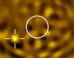This VLT/SPHERE image shows the clearest image ever of what likely is Betelgeuse B. Image credit: ESO / Montargès et al.