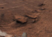 The polygon fractures discovered by Curiosity in Gale crater, Mars. Image credit: NASA / JPL-Caltech / MSSS.