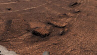 The polygon fractures discovered by Curiosity in Gale crater, Mars. Image credit: NASA / JPL-Caltech / MSSS.