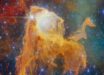 This Webb image shows the Treasure Chest, a cometary globule located within the famous Carina Nebula. Image credit: NASA / ESA / CSA / Webb / M. Reiter / M.H. Özsaraç.