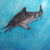 An artistic reconstruction of Jabalisaurus tethyensis, depicted in the water column close to the surface while pursuing halecomorph fishes. Image credit: Giovanni Serafini.