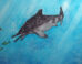 An artistic reconstruction of Jabalisaurus tethyensis, depicted in the water column close to the surface while pursuing halecomorph fishes. Image credit: Giovanni Serafini.