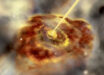 Mishra et al. suggest that AGN dust tori host the largest populations of planets in the Universe. Image credit: ESO.