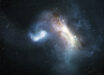 About 11.8 billion years ago, a dwarf galaxy known as LKH merged with the early Milky Way. Image credit: NASA / ESA / Joseph Olmsted, STScI.