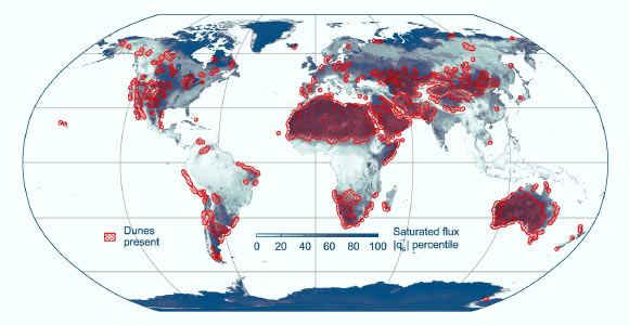 Researcher Creates Global Map of Earth’s Sand Dunes
