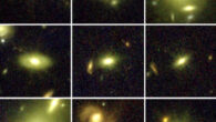 These Webb images show massive galaxies studied by Cheng et al. Image credit: Chloe Cheng.